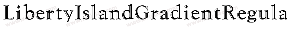 LibertyIslandGradientRegular-jow9字体转换