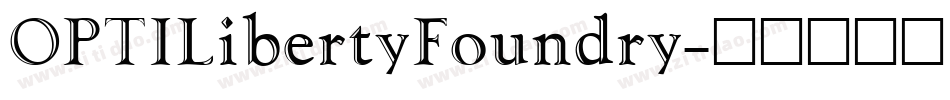 OPTILibertyFoundry字体转换