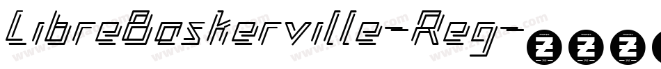 LibreBaskerville-Reg字体转换