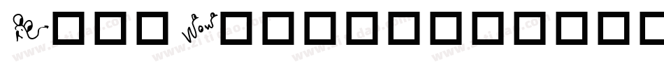 LifeSupport-wo16字体转换