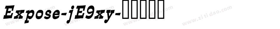 Expose-jE9xy字体转换