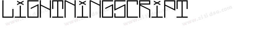 LightningScript字体转换