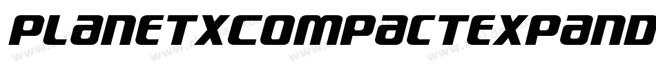 PlanetXCompactExpanded-RmwE字体转换