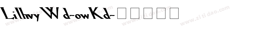 LilhvyWd-owKd字体转换