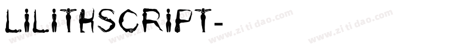 LilithScript字体转换
