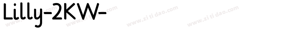 Lilly-2KW字体转换
