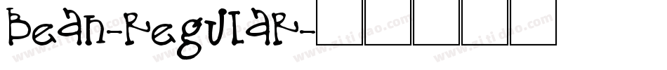 Bean-Regular字体转换