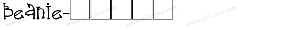 Beanie字体转换