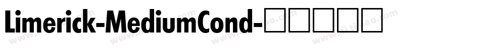Limerick-MediumCond字体转换