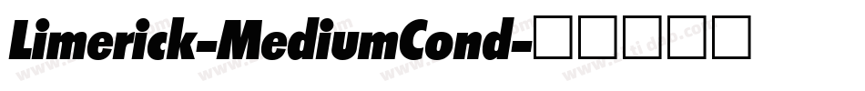 Limerick-MediumCond字体转换