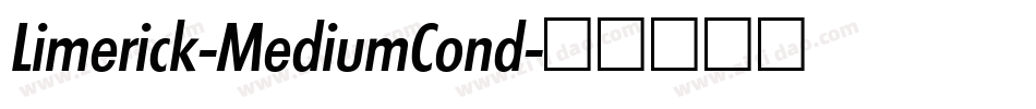 Limerick-MediumCond字体转换