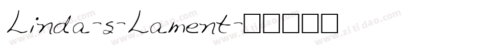 Linda-s-Lament字体转换