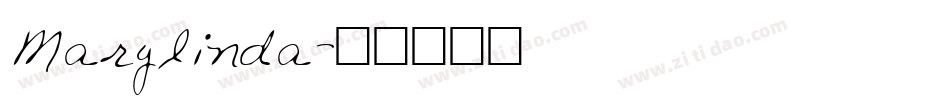 Marylinda字体转换