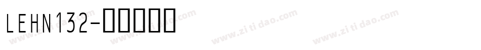 LEHN132字体转换