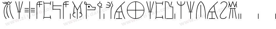 Gestalt-HTF-Linear-Medium字体转换