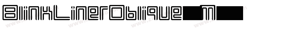BlinkLinerOblique-18jM字体转换