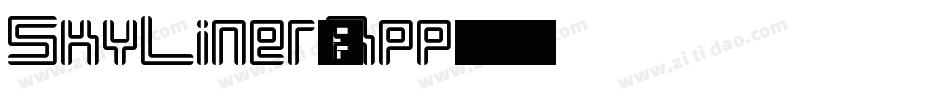 SkyLiner-Rpp76字体转换