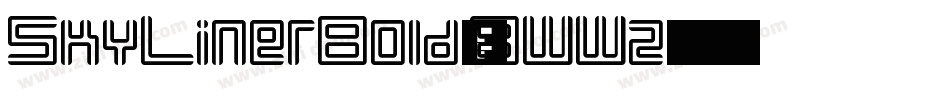 SkyLinerBold-BWWz8字体转换