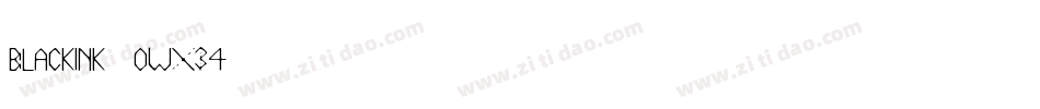 Blackink-owX34字体转换