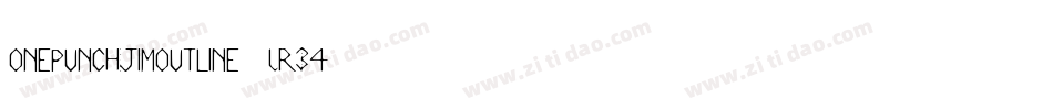 OnepunchjimOutline-vr34字体转换