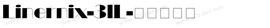 Linernix-3lL字体转换