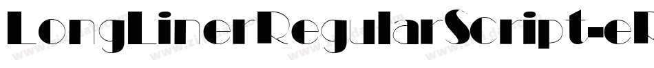 LongLinerRegularScript-eR4B字体转换