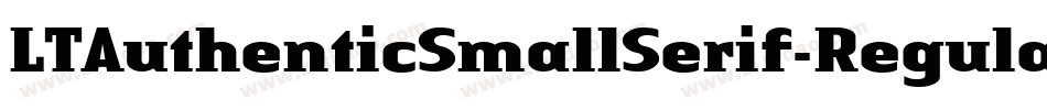 LTAuthenticSmallSerif-Regular字体转换