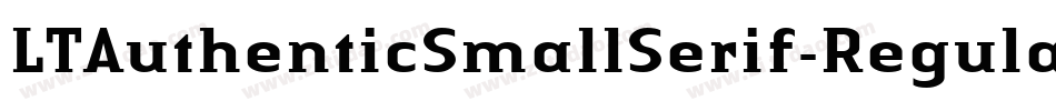 LTAuthenticSmallSerif-Regular字体转换