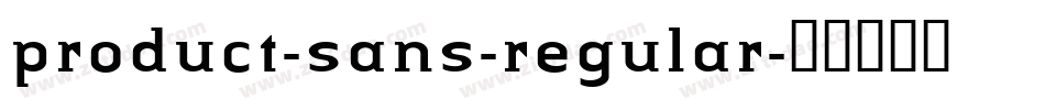 product-sans-regular字体转换