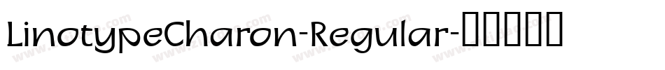 LinotypeCharon-Regular字体转换