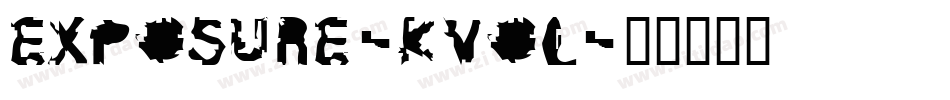 Exposure-Kvol字体转换