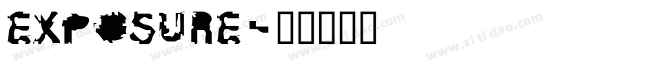 Exposure字体转换