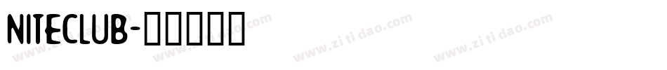 NITECLUB字体转换