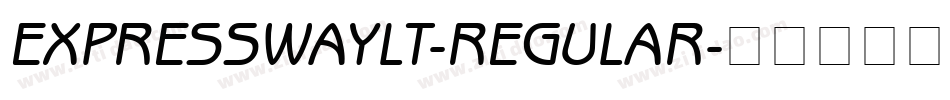 EXPRESSWAYLT-REGULAR字体转换