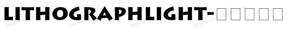 LithographLight字体转换