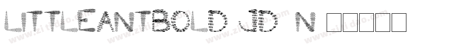 LittleAntBold-JD7n字体转换
