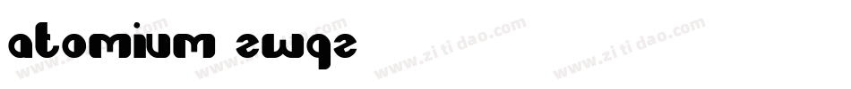 Atomium-ZWqz字体转换