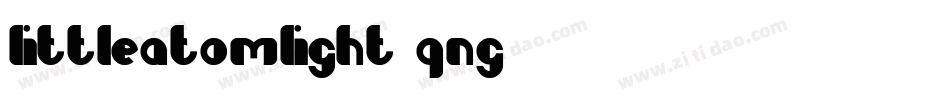 LittleAtomLight-qng0字体转换