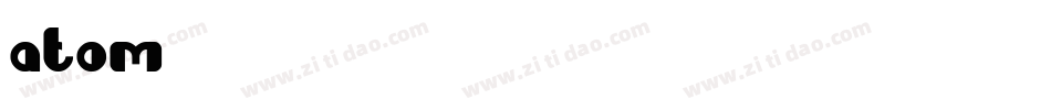 atom字库字体转换