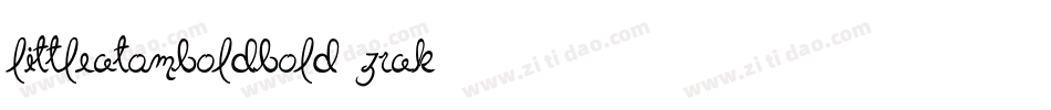 LittleAtomBoldBold-ZrAK字体转换 LittleAtomBoldBold-ZrAK字体转换