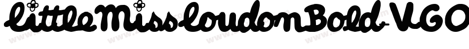 LittleMissLoudonBold-VGO9l字体转换
