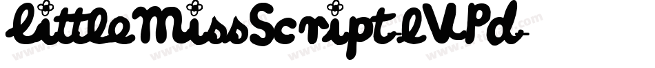 LittleMissScript-lVPd字体转换