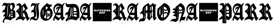 Brigada-Ramona-Parra字体转换