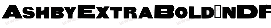 AshbyExtraBold-nDP字体转换