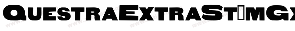QuestraExtraSt-mGxa字体转换