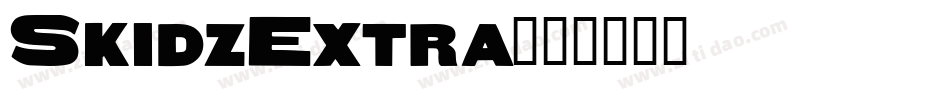 SkidzExtra字体转换