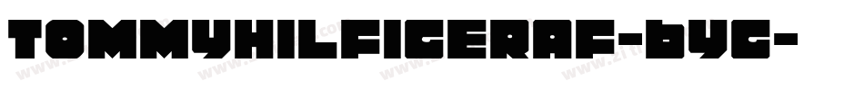 TommyHilfigerAf-6yg字体转换