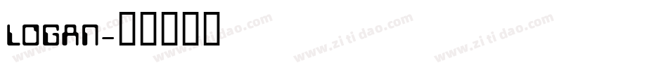 LOGAN字体转换