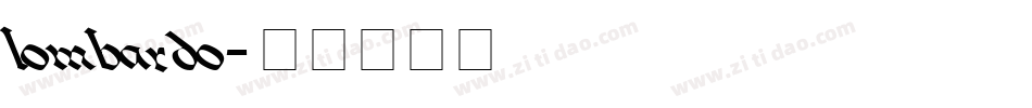 Lombardo字体转换