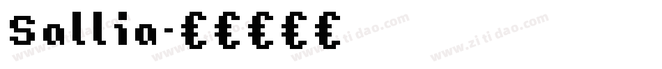 Sallia字体转换